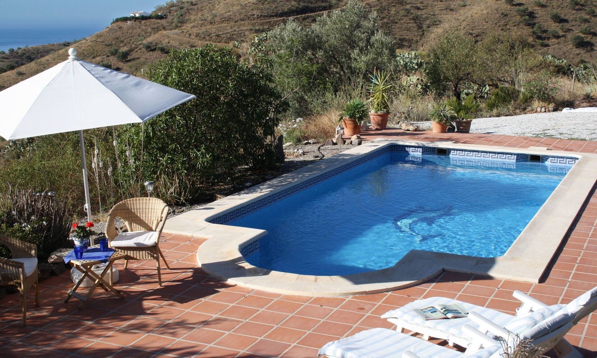 Sayalonga House | A unique, authentic finca with a pool and sweeping views of the sea and mountains