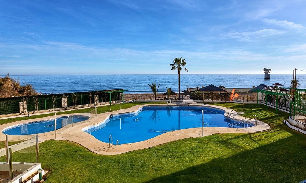 Marbella Apartment | Beachfront Apartment with Sea View, Pool, Terraces & Wi-Fi