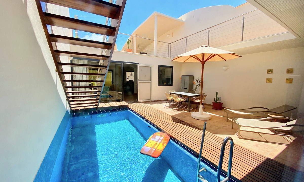 Bahia Calma House | Casa Barbara, private pool, internet, close to the ocean, sheltered courtyard/patio