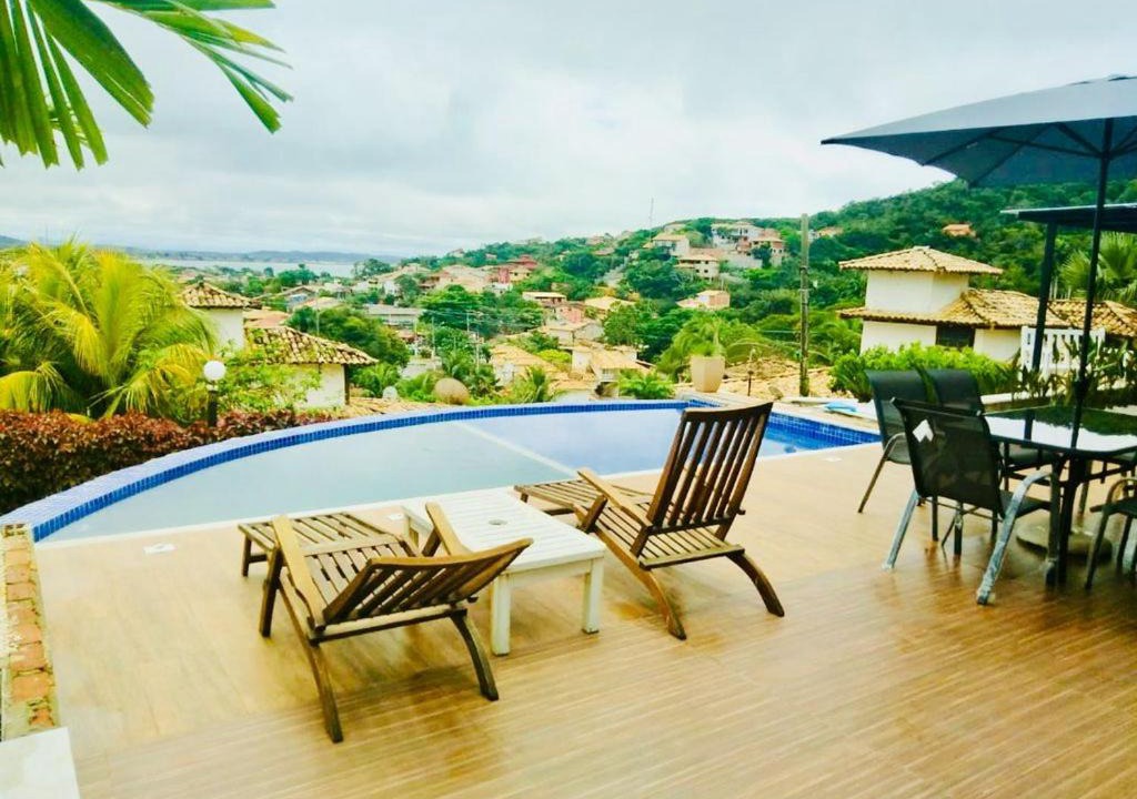 Alto de Buzios House | Casa de condomínio em Geribá - Vista Mar.