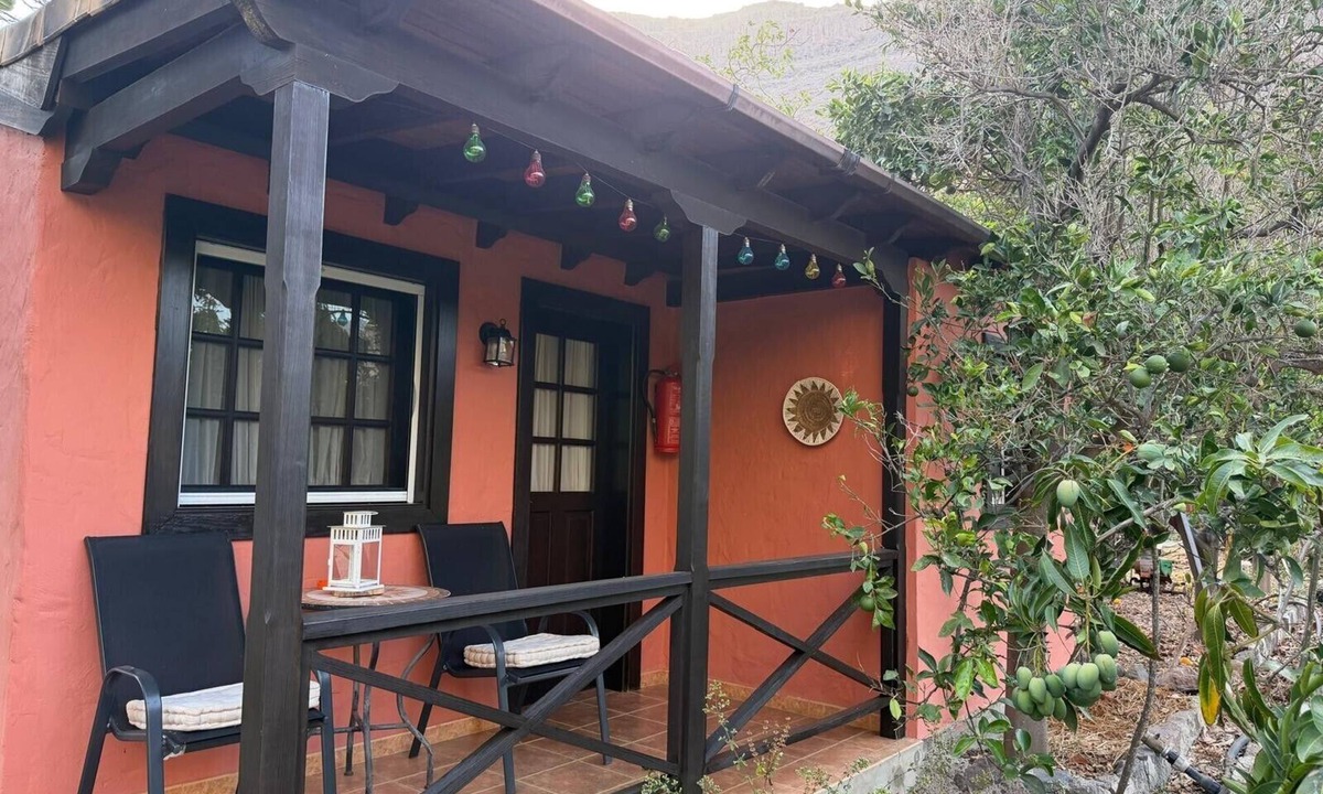 Mogan Villa | Country Cabin "Finca Nim 1" on a Farm with Mountain View, Pool & Wi-Fi