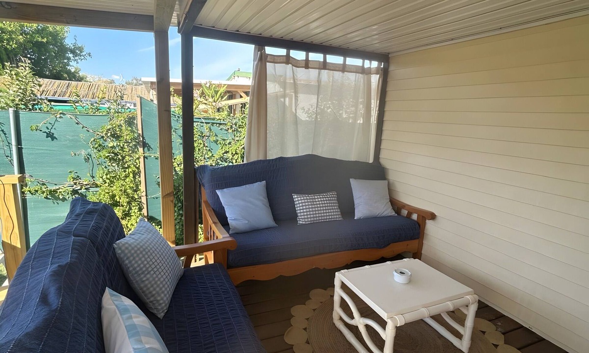 El Palmar House | Mobile Home 'Natural Casita Palmar' with Private Terrace, Wi-Fi and Air Conditioning