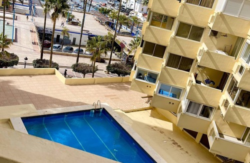 Marbella Seafront Promenade Apartment | 3 pools, Sea view! Beachfront!