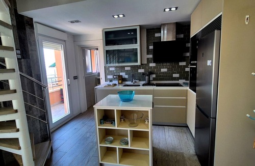 Salobrena Apartment | Apartment 'Duplex Jardines Del Mar' with Sea View, Wi-Fi and Air Conditioning