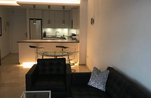 Estepona Apartment | Apartment 'Modern Marina Apt Fantastic' with Sea View, Wi-Fi and Air Conditioning