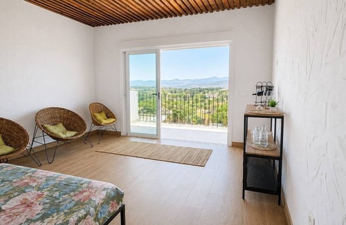 Cartama Villa | Country House 'Burraca Oasis En Cartama' with Mountain View, Private Pool and Private Terrace