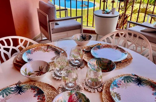 Manilva Apartment | Estrella de Mar zeezicht en uitkijk op Gibraltar 40m2 terras incl zwembad Las Garzas Manilva