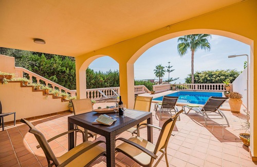 Alcanada Ski Chalet | Holiday Villa "Alcanada" close to the Beach with Sea View, Pool & Terrace