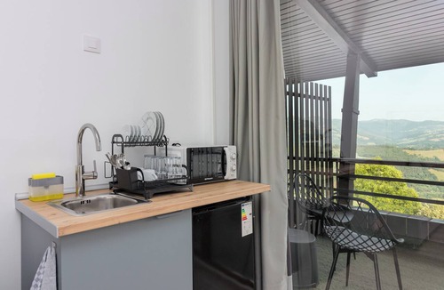 Ampuero Apartment | La Aparecida Tourist Lodging, set in a natural setting with fabulous views.