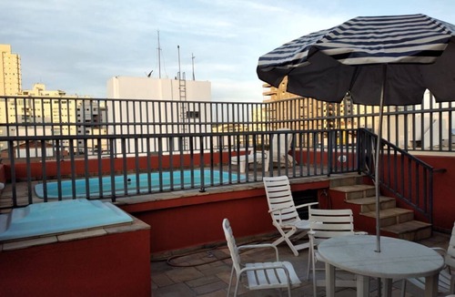 Enseada Apartment | Magnificent duplex penthouse 400m from the beach, with pool and barbecue.