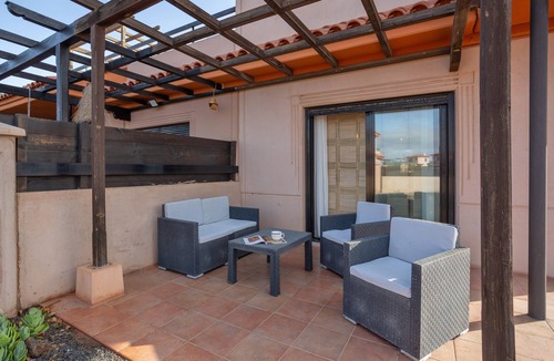 La Oliva House | Origo Mare – Lajares – Holiday Home 'Vanilla Ocean' with Sea View, Shared Pool & Wi-Fi