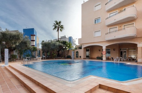 Orihuela Costa Apartment | Pet-Friendly 'Apartment Agua Marina' with Sea View, Pool, Wi-Fi & Garden