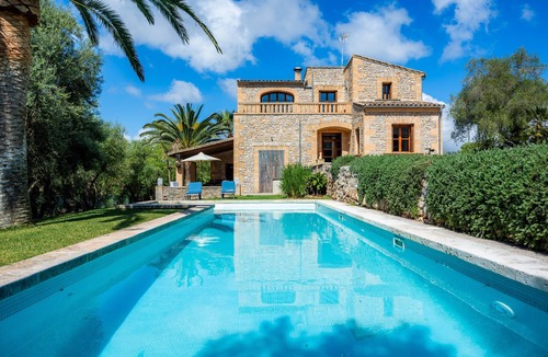 Arta Villa | Rustic finca with pool, garden, Wi-Fi, air conditioning and balcony; Parking available