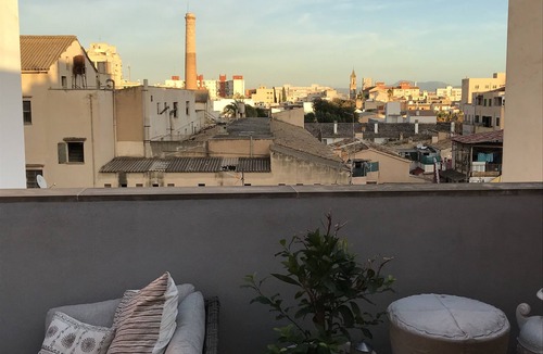 Llevant Condo | Scandinavian style, duplex penthouse with terrace.