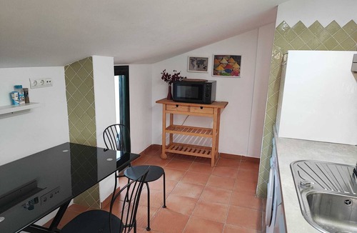 Torrequebrada Apartment | Spacious studio with kitchen in a villa with heated pool