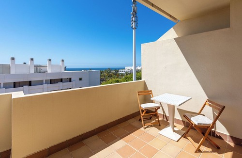 Golden Mile Apartment | Spectacular Penthouse Puerto Romano with Sea View, Shared Pool & Wi-Fi