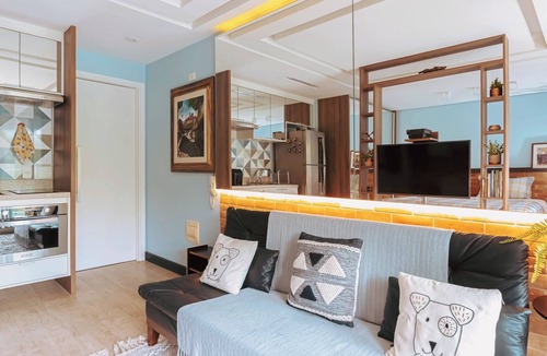 Vila Madalena Apartment | Studio in Praça Madá with sauna, swimming pool and gym.