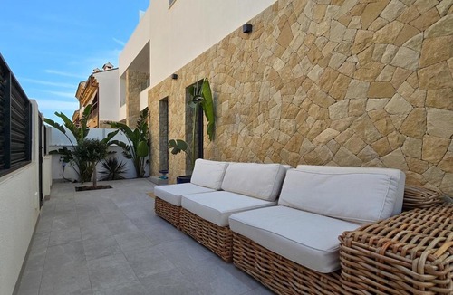 Pilar de la Horadada Villa | Villa Antonio, Private Jacuzzi, Holiday, 3 BR, 100m to the Beach