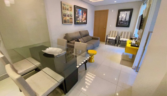 Apartamento Inteiro Para 03 Pessoas com ar, Garagem e Wi-fi. Pet Friendly in Sion Belo Horizonte