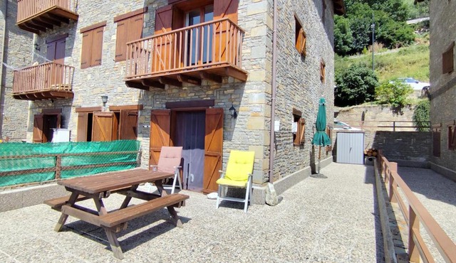 Apartamento con gran terraza y vistas panorámicas en Taüll, con plaza de parking