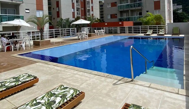 Apt. Complete Leisure Enseada in Enseada Guarujá
