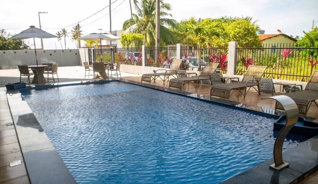 Apto com Piscina e Churrasqueira Perto da Praia in Japaratinga