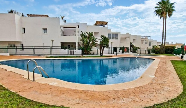 Beach front apartment in Palomares