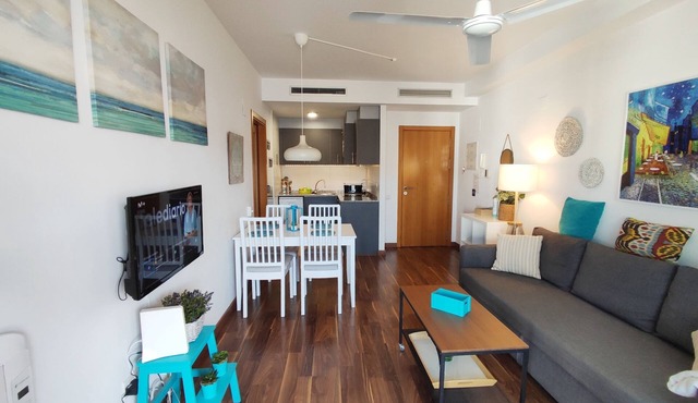 Comfortable apartment in Oliva with air conditioning and Wi-Fi