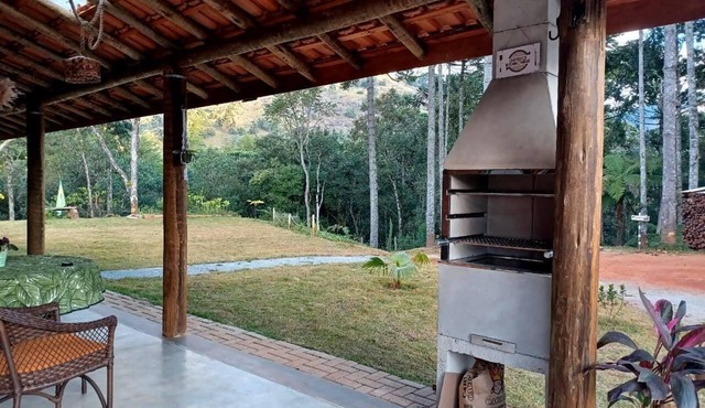 Complete, comfortable house with fireplace and just for you.