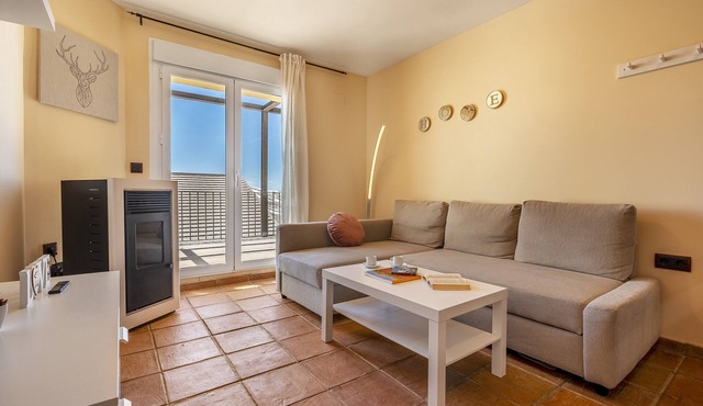 Deluxe Apartment with Mountain Views, Private Terrace & Wi-Fi