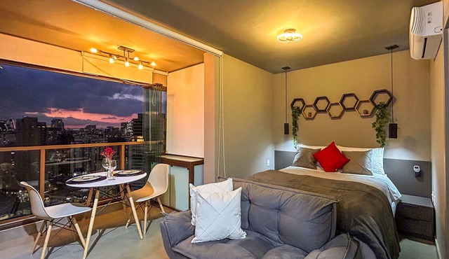 Elysium Vila Nova Conceição | Studio with Wi-Fi + Kitchen in São Paulo
