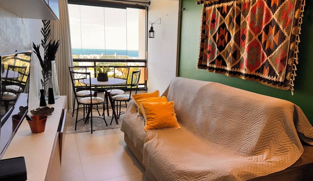 Flat 1km from Beach Park: Complete Leisure, AC, Wifi and Parking in Aquiraz