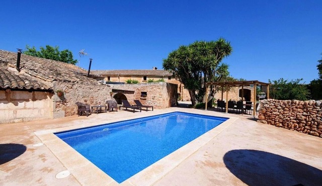 Holiday Home Finca Son Caldés with Wi-Fi, A/C, Pool & Garden