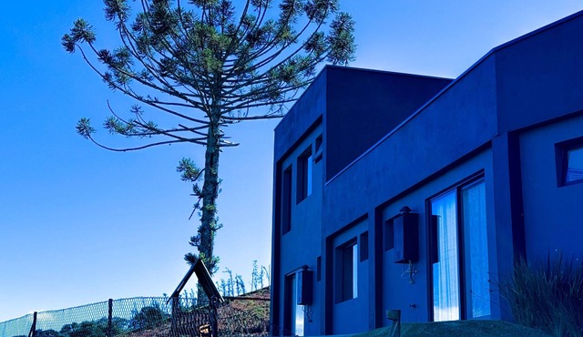 Loft in the Mantiqueira house.
