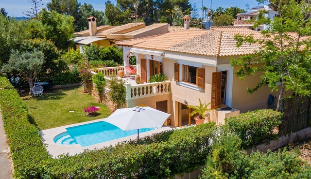 Lovely home in Cala Mendia with private swimming pool, can be inside or outside