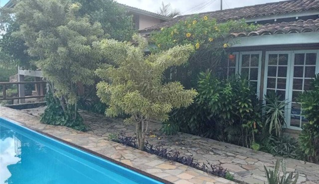 SITE WITH POOL, DECK VIEW PANORAMIC. in Paraibuna