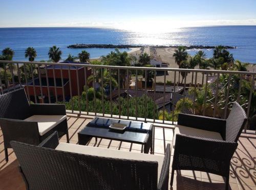 The Terrace of Puerto Banus Beach