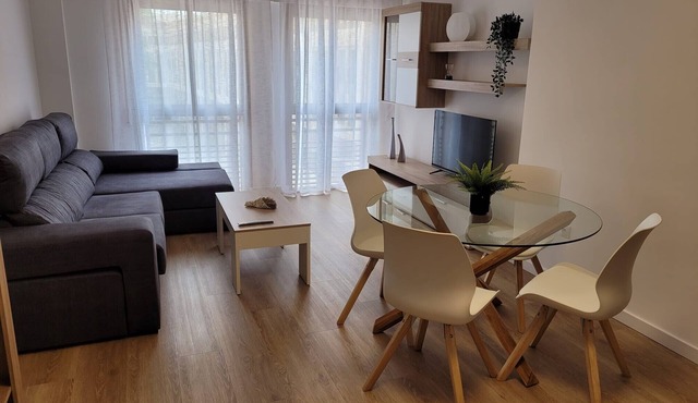 Vacation Apartment "Ejido Centro" with Balcony and Wi-Fi in El Ejido