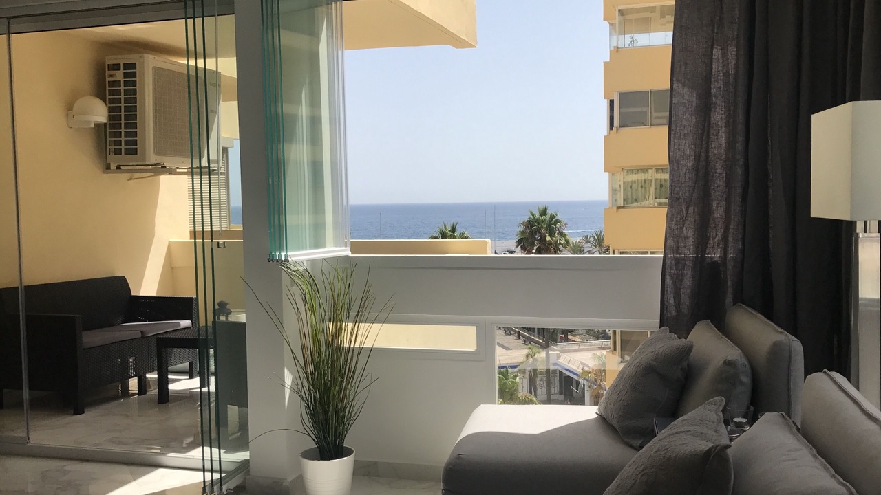 Photo of Patio Balcony in Marbella Seafront Promenade