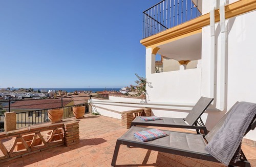 El Faro Apartment | Apartment "Amazing Sea View on 80 Sqm Terrace" with Pool & Wi-Fi